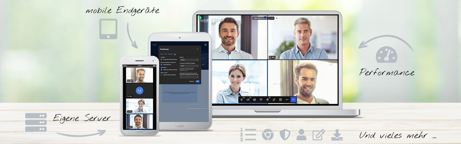 beolo Videokonferenz Features